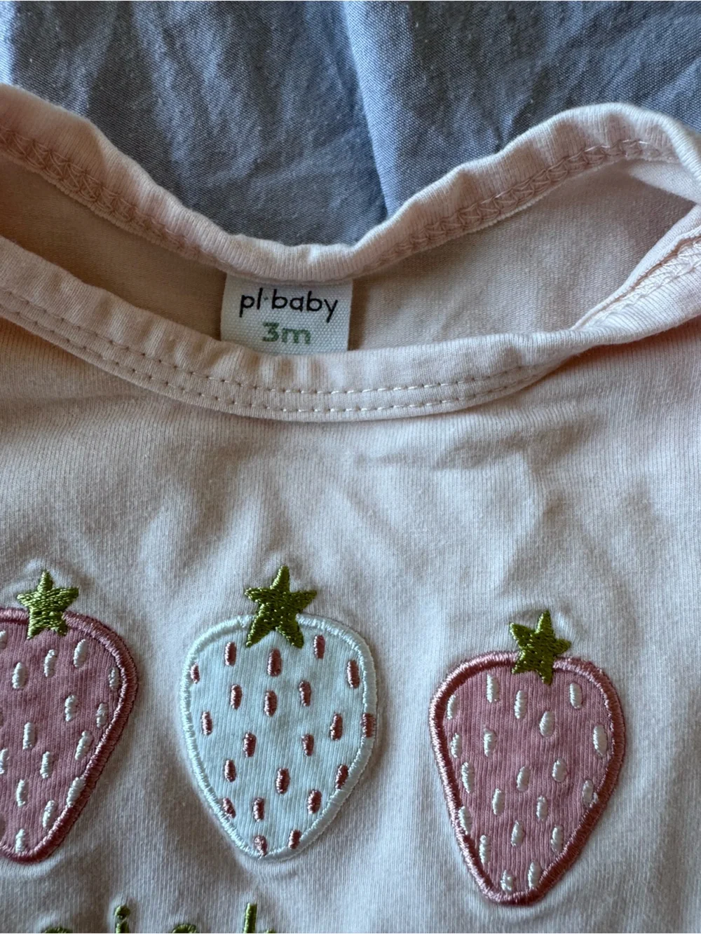 pl baby Pink Strawberry Tutu Bodysuit & Leggings Set
